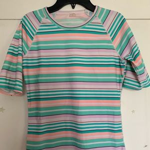 Pastel Striped Rashguard